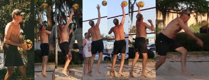 Volleyball action shots 1