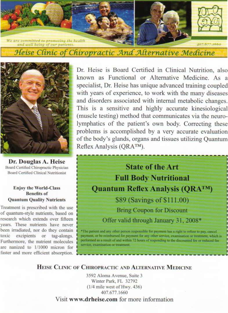 Front of Heise QRA flyer
