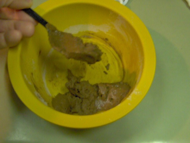 mixture ready to apply